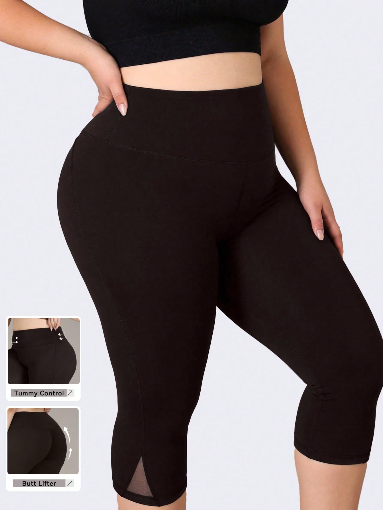 Crossfit Yoga - Leggings de gimnasio de tallas grandes